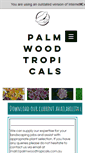 Mobile Screenshot of palmwoodtropicals.com.au